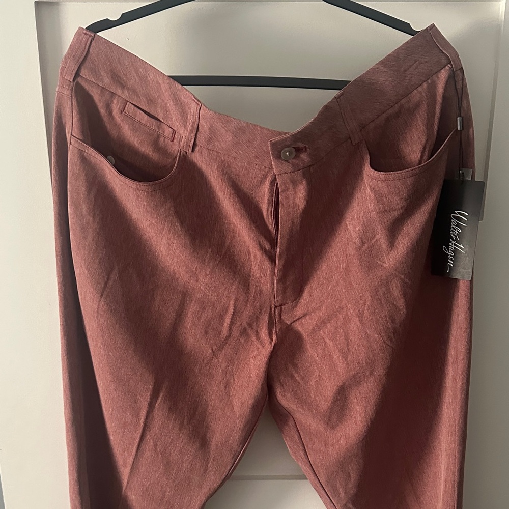 Walter Hagen Men's Dress Pants in Rust Red
